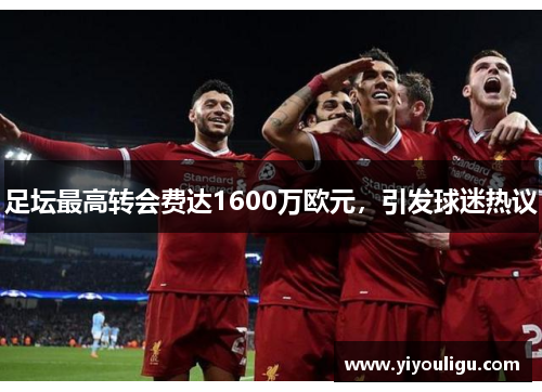 足坛最高转会费达1600万欧元，引发球迷热议